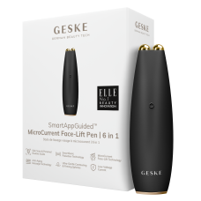 Мікрострумова ручка для підтяжки обличчя GESKE MicroCurrent Face-Lift Pen 6 в 1 сірий